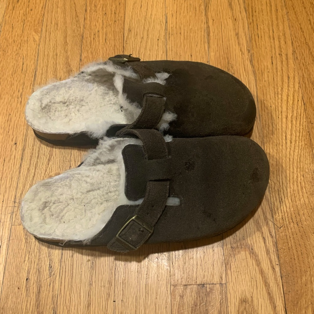 Birkenstock Boston Genuine Sherling Lined Clog